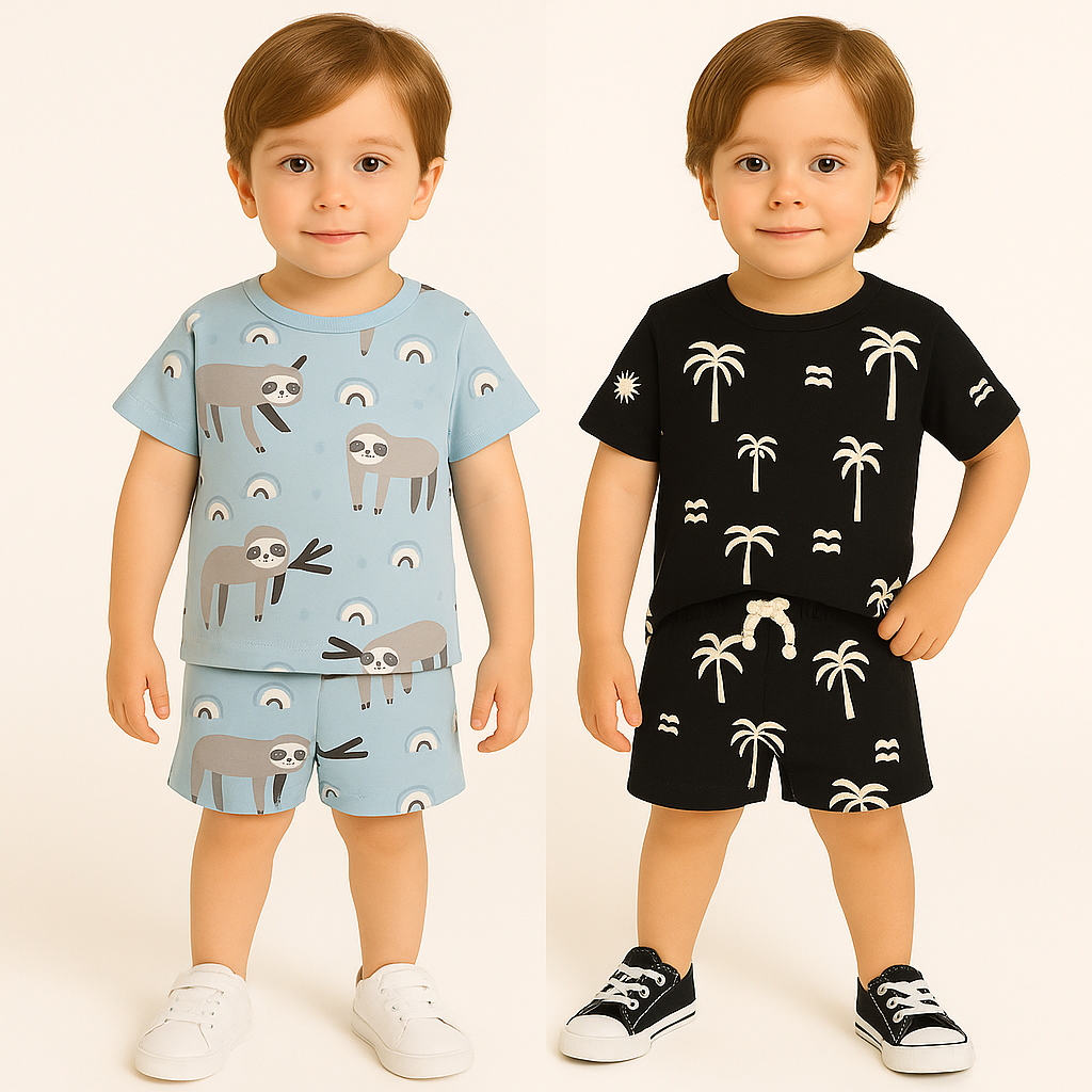 KIDS SKY MONEKY , BLACK NARIYELI CORD - SET ( COMBO PACK OF2 )