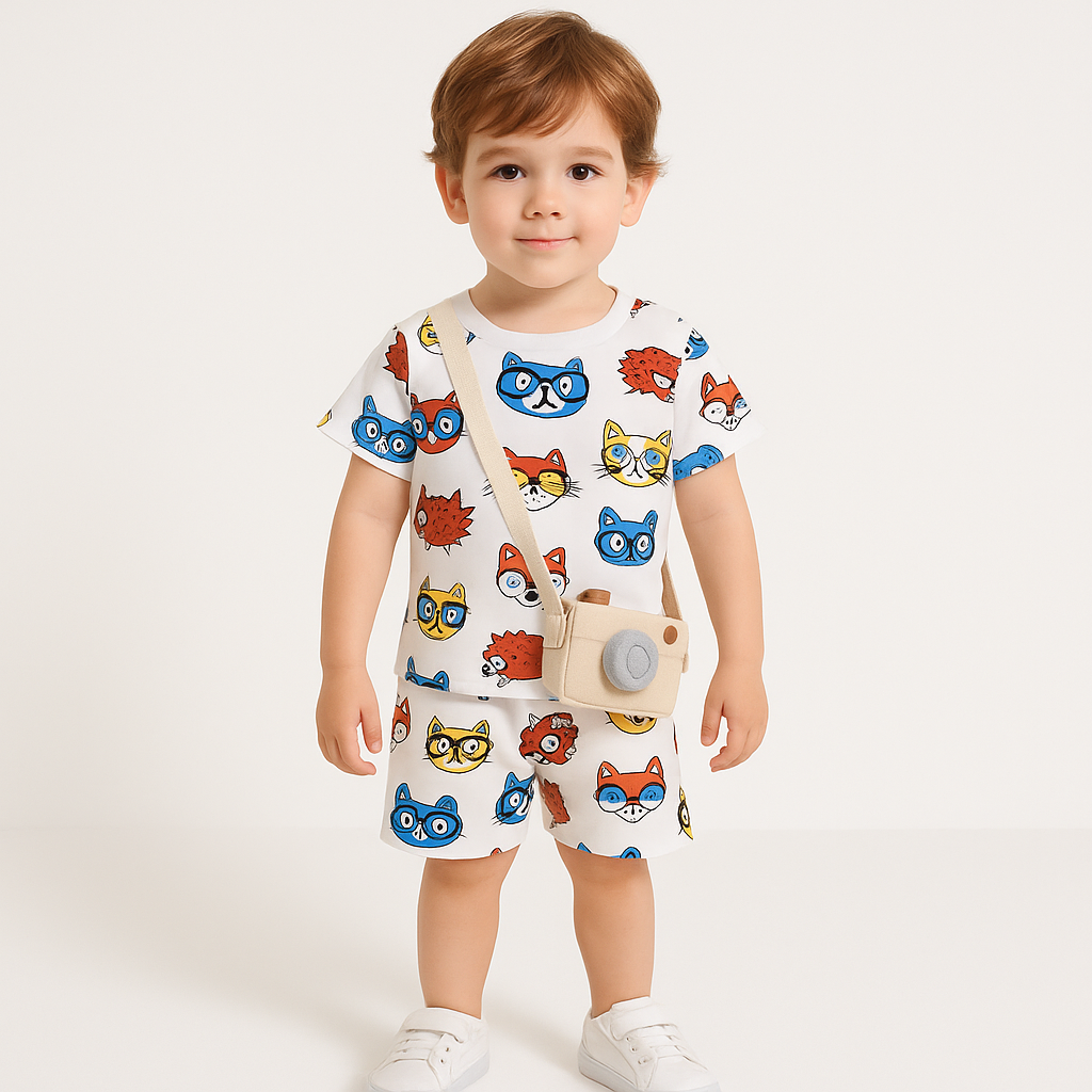 Crazy Billi Kids Boys Shorts Set .
