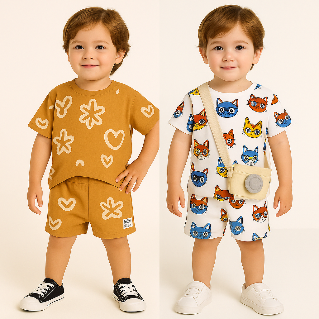 KIDS YELLOW FOOL , BILLI  CORD - SET ( COMBO PACK OF2 )