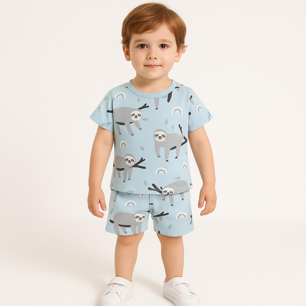 KIDS BLACK NARIYELI , SKY MONEKY , CREAM BABY  CORD - SET ( COMBO PACK OF 3 )