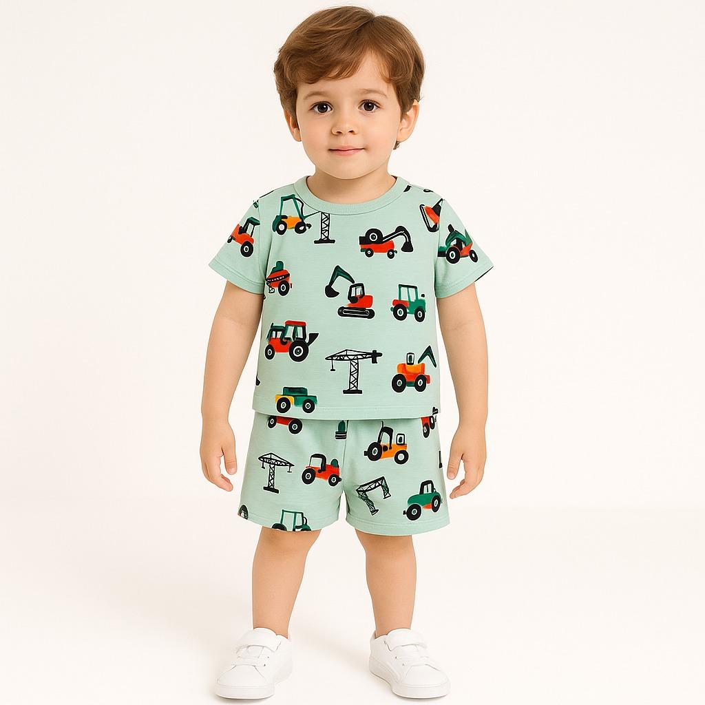 KIDS PINK NARIYELI ,SKY MONEKY , DINOSUARE , GIRAFF , SKY GADI  CORD - SET ( COMBO PACK OF 5 )