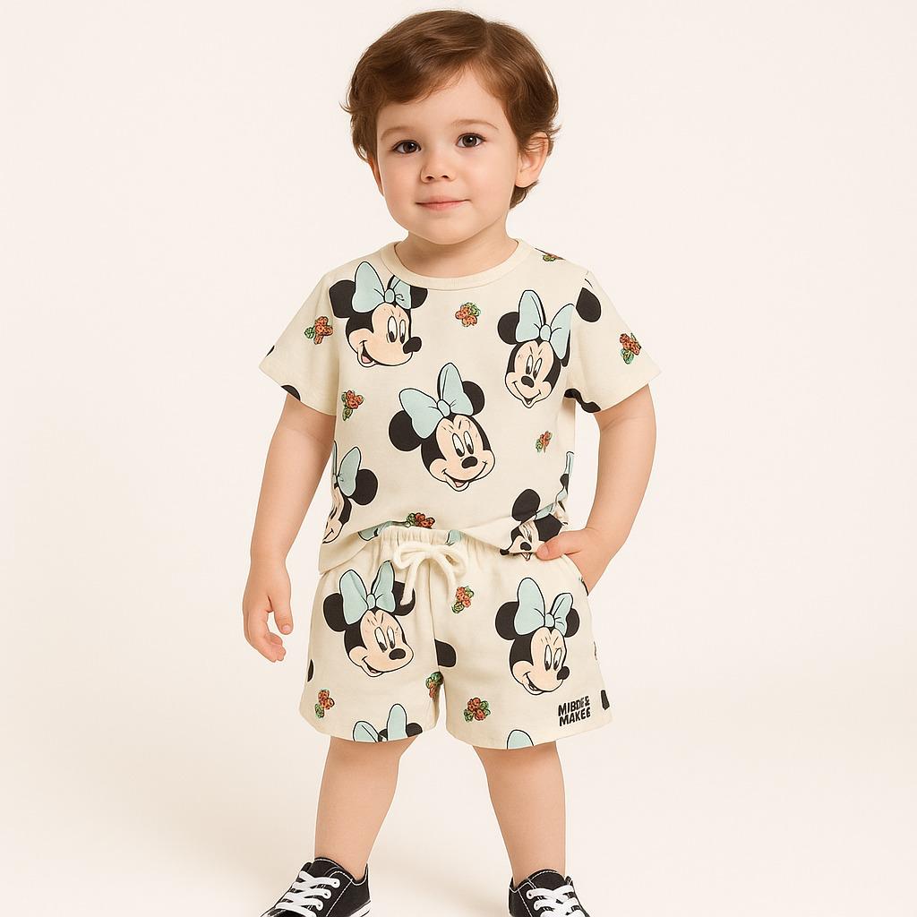 KIDS CRAZY ANIMAL , CUTE GIRAFF , CREAM MICKY CORD - SET ( COMBO PACK OF 3 )
